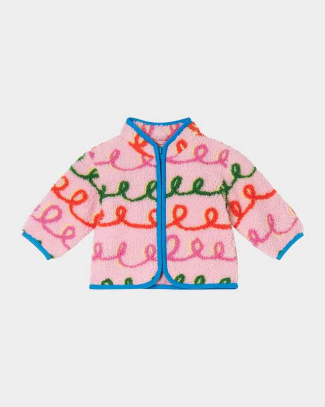 Girl's Baby Swiggle Teddy Jacket, Size 6M-36